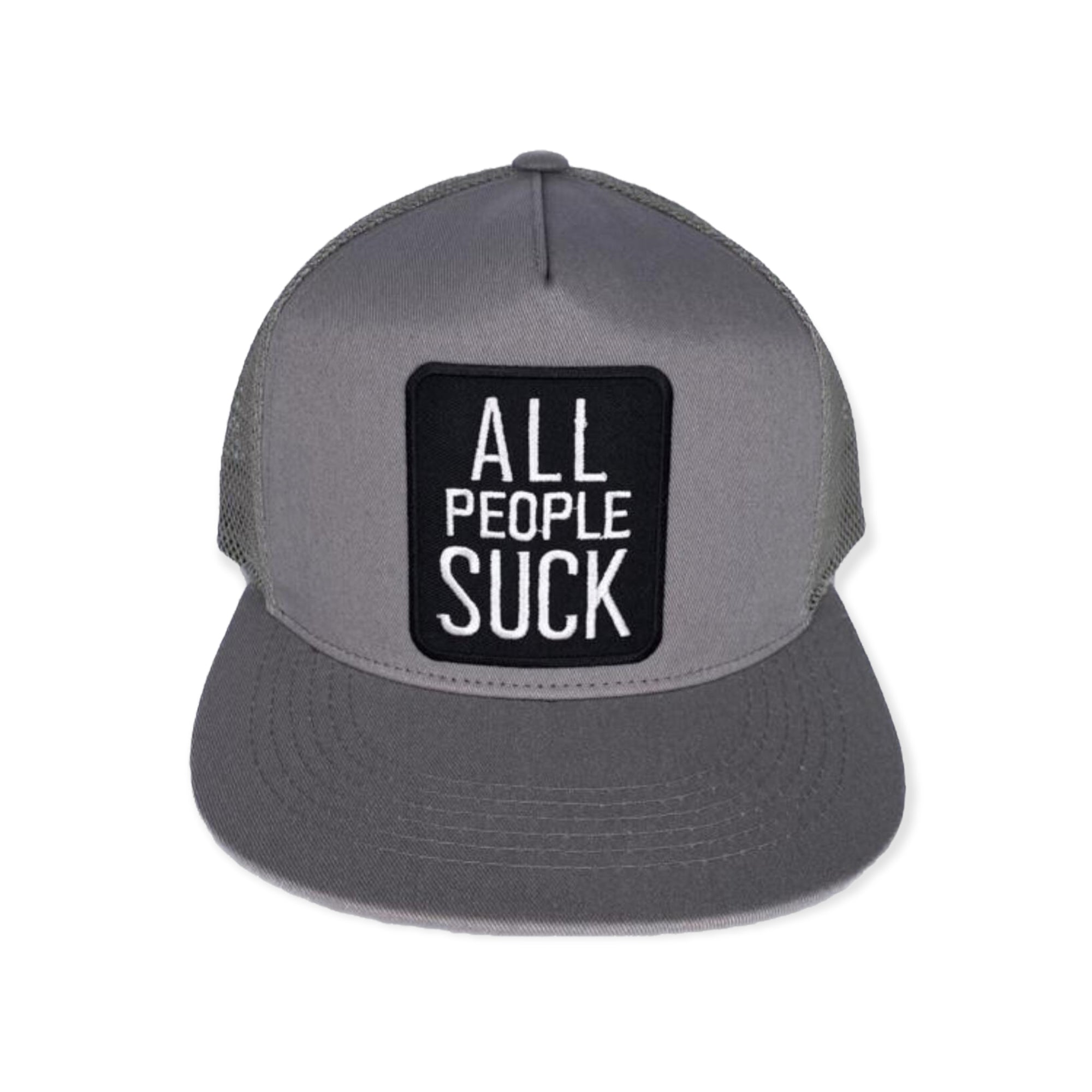 MV HATS: All People Suck Trucker Hat TUK048